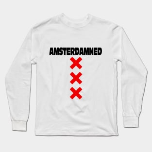 Amsterdamned Cross Long Sleeve T-Shirt